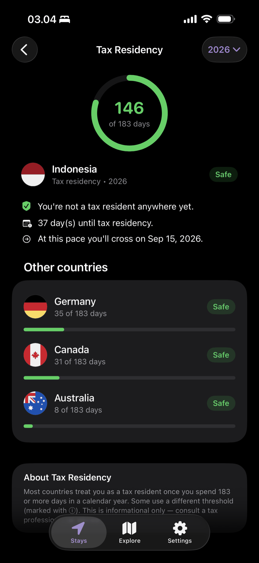 Tax Residency